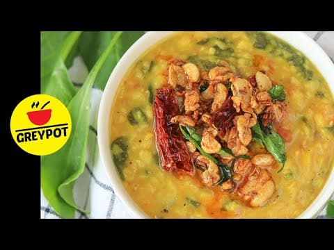 Dal Palak with Rice