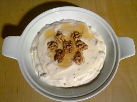 Greek Yogurt with Honey and Nuts