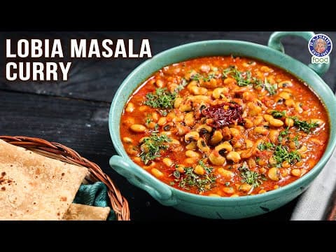 Lobia (Black-Eyed Pea) Curry with Rice