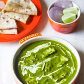 Palak Paneer with Roti
