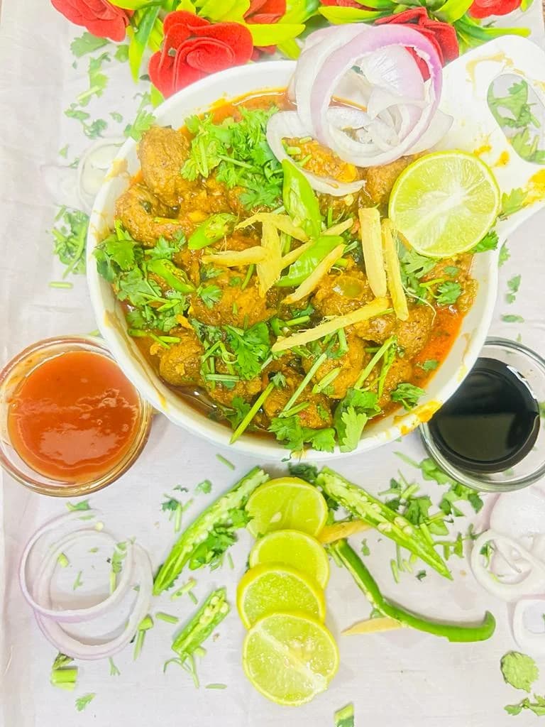 Soya Chunks Protein Curry Bowl