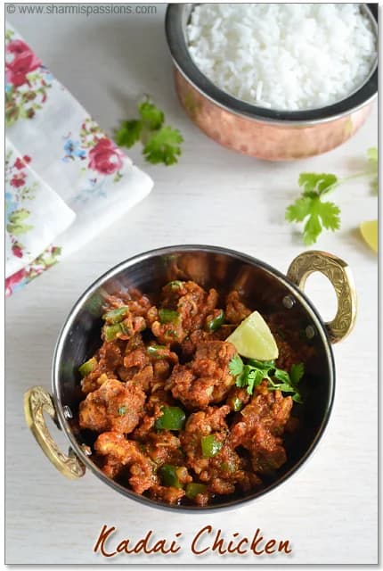Kadai Chicken with Roti
